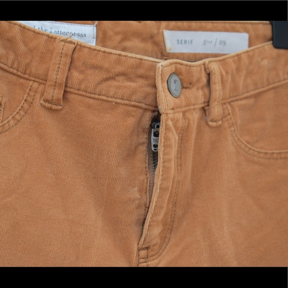 Pilco Corduroy Camel / Gold Leggings sz 29 - Picture 4 of 5